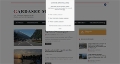 Desktop Screenshot of gardasee-magazin.it