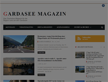 Tablet Screenshot of gardasee-magazin.it